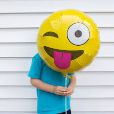 Vibrant Emoji Faces Photo Prop Set for Birthday Party – Funny Celebration Selfie Props Kit for Kids & Adults — view 1