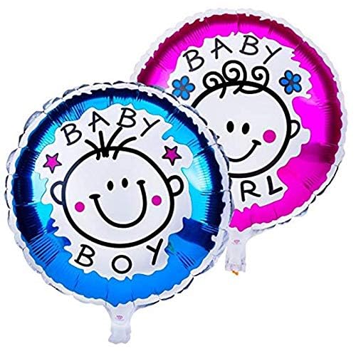 Cartoon Baby Theme 18 Inch Foil Balloon for Boy & Girl Baby Shower, Birthday Party & Welcome Baby Decoration
