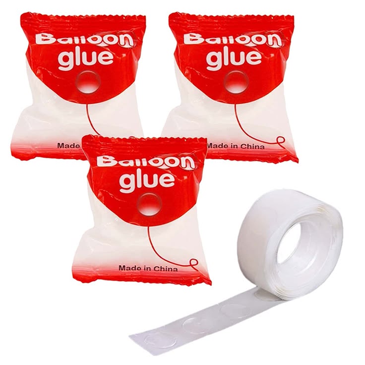 Balloon Glue Dots (100 pcs) – Double-Sided Adhesive for Party Decorations