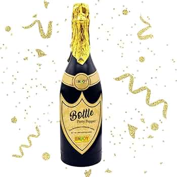 Champagne Bottle Party Popper – Confetti Blast Celebration Cannon