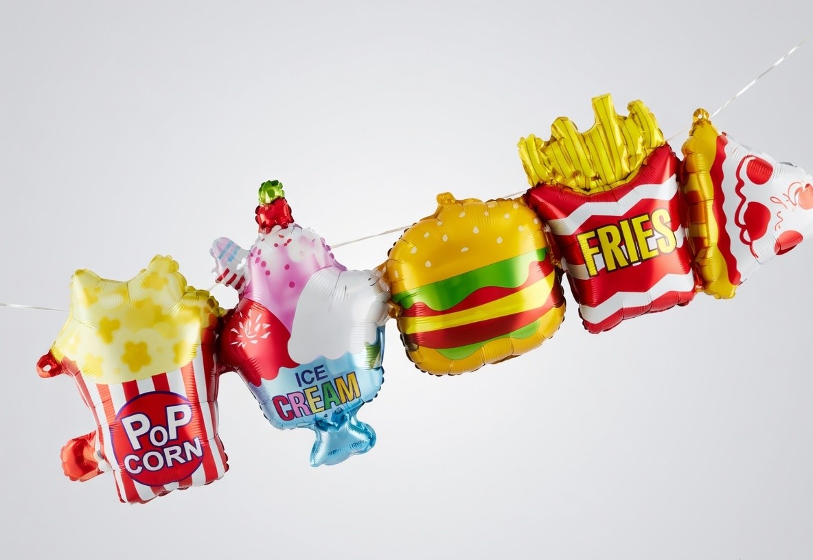 Carnival Food Balloon Garland Set - Celebration Party Decor